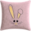 POSZEWKA DEKORACYJNA PREMIUM WELUROWA 40x40 Z HAFTEM WIELKANOCNA VELVET