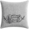 POSZEWKA DEKORACYJNA PREMIUM WELUROWA 40x40 Z HAFTEM WIELKANOCNA VELVET