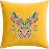 POSZEWKA DEKORACYJNA PREMIUM WELUROWA 40x40 Z HAFTEM WIELKANOCNA VELVET