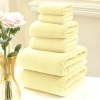 KOMPLET RĘCZNIKÓW FROTTE 2x70X140 2x50x100 2x30x50 500g/m2 ECRU