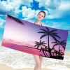 RĘCZNIK PLAŻOWY 150x210 KĄPIELOWY KOC DUŻY KOCYK SZYBKOSCHNĄCY  NA BASEN
