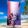 RĘCZNIK PLAŻOWY 150x210 KĄPIELOWY KOC DUŻY KOCYK SZYBKOSCHNĄCY  NA BASEN