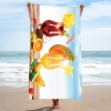 RĘCZNIK PLAŻOWY 150x210 KĄPIELOWY KOC DUŻY KOCYK SZYBKOSCHNĄCY  NA BASEN