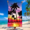 RĘCZNIK PLAŻOWY 150x210 KĄPIELOWY KOC DUŻY KOCYK SZYBKOSCHNĄCY  NA BASEN