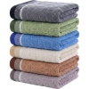 LUKSUSOWY KOMPLET 6 RĘCZNIKÓW KĄPIELOWYCH 50x100 BAWEŁNA FROTTE CHŁONNE