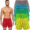 Zestaw 6-Pak Bokserki Męskie 100% Bawełna Cotton World Wzory Rozmiar 3XL