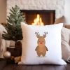 PODUSZKA DEKORACYJNA 40X40 ŚWIĄTECZNA RENIFER