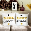 KOMPLET PREZENT DLA BABCI I DZIADKA PODUSZKA KUBEK BABCIA DZIADEK ZESTAW