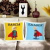 KOMPLET PREZENT DLA BABCI I DZIADKA PODUSZKA KUBEK BABCIA DZIADEK ZESTAW