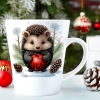 ŚWIĄTECZNY KUBEK LATTE 330ml PREZENT ŚWIĘTA ZIMOWY RENIFER JELEŃ MIKOŁAJ