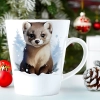 ŚWIĄTECZNY KUBEK LATTE 330ml PREZENT ŚWIĘTA ZIMOWY RENIFER JELEŃ MIKOŁAJ