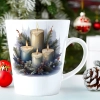 ŚWIĄTECZNY KUBEK LATTE 330ml PREZENT ŚWIĘTA ZIMOWY RENIFER JELEŃ MIKOŁAJ
