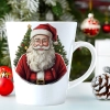 ŚWIĄTECZNY KUBEK LATTE 330ml PREZENT ŚWIĘTA ZIMOWY RENIFER JELEŃ MIKOŁAJ