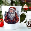 ŚWIĄTECZNY KUBEK LATTE 330ml PREZENT ŚWIĘTA ZIMOWY RENIFER JELEŃ MIKOŁAJ