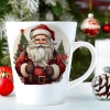 ŚWIĄTECZNY KUBEK LATTE 330ml PREZENT ŚWIĘTA ZIMOWY RENIFER JELEŃ MIKOŁAJ