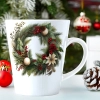 ŚWIĄTECZNY KUBEK LATTE 330ml PREZENT ŚWIĘTA ZIMOWY RENIFER JELEŃ MIKOŁAJ