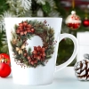 ŚWIĄTECZNY KUBEK LATTE 330ml PREZENT ŚWIĘTA ZIMOWY RENIFER JELEŃ MIKOŁAJ