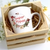 KUBEK LATTE 330ml W SKRZYNCE DLA MAMY PREZENT DZIEŃ MATKI MAMA MAMUSIA