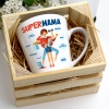 KUBEK LATTE 330ml W SKRZYNCE DLA MAMY PREZENT DZIEŃ MATKI MAMA MAMUSIA