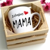 KUBEK LATTE 330ml W SKRZYNCE DLA MAMY PREZENT DZIEŃ MATKI MAMA MAMUSIA