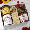 KOMPLET PREZENTOWY DLA MAMY KUBEK, MIÓD i SŁODYCZE PREZENT DZIEŃ MATKI MAMA