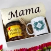 KOMPLET DLA MAMY RĘCZNIK Z HAFTEM + KUBEK + MIÓD PREZENT DZIEŃ MATKI MAMA