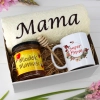 KOMPLET DLA MAMY RĘCZNIK Z HAFTEM + KUBEK + MIÓD PREZENT DZIEŃ MATKI MAMA