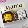 KOMPLET DLA MAMY RĘCZNIK Z HAFTEM + KUBEK + MIÓD PREZENT DZIEŃ MATKI MAMA