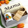 KOMPLET DLA MAMY RĘCZNIK Z HAFTEM + KUBEK 330ml NA PREZENT DZIEŃ MATKI MAMA