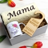 KOMPLET DLA MAMY RĘCZNIK Z HAFTEM + KUBEK 330ml NA PREZENT DZIEŃ MATKI MAMA
