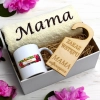 KOMPLET DLA MAMY RĘCZNIK Z HAFTEM + KUBEK 330ml NA PREZENT DZIEŃ MATKI MAMA