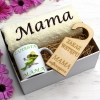 KOMPLET DLA MAMY RĘCZNIK Z HAFTEM + KUBEK 330ml NA PREZENT DZIEŃ MATKI MAMA