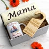 KOMPLET DLA MAMY RĘCZNIK Z HAFTEM + KUBEK 330ml NA PREZENT DZIEŃ MATKI MAMA