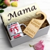 KOMPLET DLA MAMY RĘCZNIK Z HAFTEM + KUBEK 330ml NA PREZENT DZIEŃ MATKI MAMA