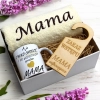 KOMPLET DLA MAMY RĘCZNIK Z HAFTEM + KUBEK 330ml NA PREZENT DZIEŃ MATKI MAMA