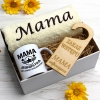 KOMPLET DLA MAMY RĘCZNIK Z HAFTEM + KUBEK 330ml NA PREZENT DZIEŃ MATKI MAMA