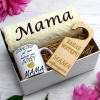 KOMPLET DLA MAMY RĘCZNIK Z HAFTEM + KUBEK 330ml NA PREZENT DZIEŃ MATKI MAMA