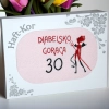 RĘCZNIK 70x140 Z HAFTEM NA PREZENT 30 URODZINY DIABELSKO GORĄCA TRZYDZIESTKA