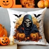 POSZEWKA DEKORACYJNA 40x40 JASIEK OZDOBNA HALLOWEENOWA HALLOWEEN DYNIE KOŚCIOTRUPWAMPIR