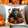 POSZEWKA DEKORACYJNA 40x40 JASIEK OZDOBNA HALLOWEENOWA HALLOWEEN DYNIE WILKOŁAK