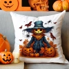 POSZEWKA DEKORACYJNA 40x40 JASIEK OZDOBNA HALLOWEENOWA HALLOWEEN DYNIE STRACH KOŚCIOTRUP