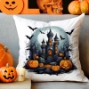 POSZEWKA DEKORACYJNA 40x40 JASIEK OZDOBNA HALLOWEENOWA HALLOWEEN DYNIEZAMEK
