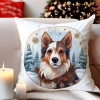 PODUSZKA DEKORACYJNA 40X40 ŚWIĄTECZNA PREZENT ZIMOWA OZDOBNA ŚWIĘTA RENIFER