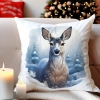 POSZEWKA DEKORACYJNA 40x40 JASIEK OZDOBNA ZIMOWA ŚWIĄTECZNA JELEŃ RENIFER