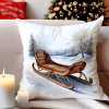 PODUSZKA DEKORACYJNA 40X40 ŚWIĄTECZNA PREZENT ZIMOWA OZDOBNA ŚWIĘTA RENIFER
