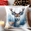 PODUSZKA DEKORACYJNA 40X40 ŚWIĄTECZNA PREZENT ZIMOWA OZDOBNA ŚWIĘTA RENIFER