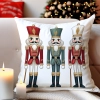 PODUSZKA DEKORACYJNA 40X40 ŚWIĄTECZNA PREZENT ZIMOWA OZDOBNA ŚWIĘTA RENIFER