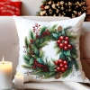 PODUSZKA DEKORACYJNA 40X40 ŚWIĄTECZNA PREZENT ZIMOWA OZDOBNA ŚWIĘTA RENIFER