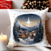 PODUSZKA DEKORACYJNA 40X40 ŚWIĄTECZNA PREZENT ZIMOWA OZDOBNA ŚWIĘTA RENIFER