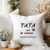 KOMPLET DLA TATY PODUSZKA 40X40CM + KUBEK 330ml NA PREZENT DZIEŃ OJCA TATA